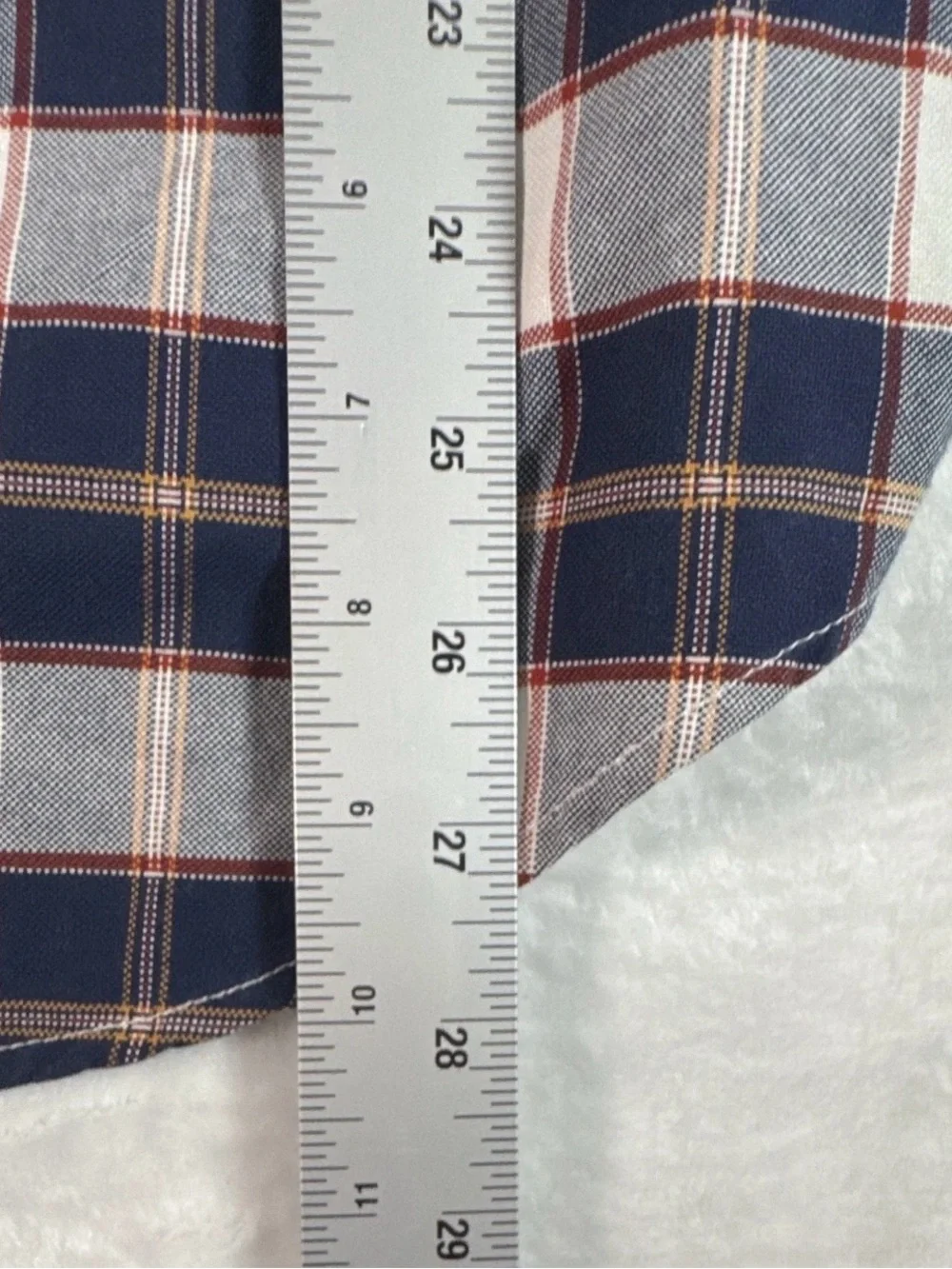 Banana Republic Tailored Slim Fit Plaid Oxford Button Down Shirt Men’s Large